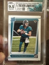 2021 Panini Donruss Rated Rookie Trevor Lawrence #251 HGA 9.5 Gem Mint Jaguars