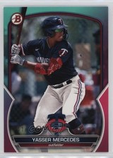 2023 Bowman Draft Aqua & Pink Gradient 41/199 Yasser Mercedes #BD-139 0a6