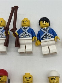 Lot 18 LEGO Pirate Chess Minifigures 40158 Chess Queen Soldiers Army Incomplete