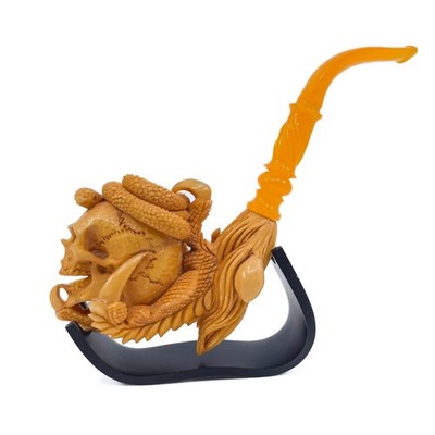 S.Yanik Meerschaumpfeife Krallenschädel