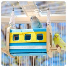 Bird Bed Hanging Hammock Lounge Parrot Hammock for Conures Lovebird Budgie