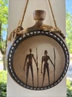 Vtg Red Rock Canyon Ceramic Wall Canteen Hanging Signed Vase Native Art Pottery