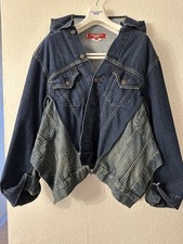 Junya Watanabe/Comme des Garcons asymmetrisches Jeansjacket unisex