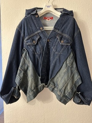Junya Watanabe/Comme des Garcons asymmetrisches Jeansjacket unisex