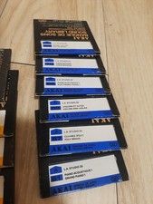 vtg AKAI Professional Sound Library 2.8" QD Quick Disk LOT of 6 S612 x7000
