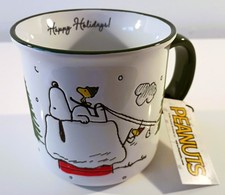 Snoopy Woodstock Peanuts / Kaffeetasse Tasse Coffee Mug Cup groß Keramik NEU USA