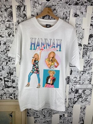 Hannah Montana Miley Cyrus classic white t-shirt QT7397