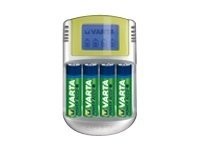 Varta Ladegerät LCD Charger 12V/USB incl. 4x AA 2600mAh 57070201451