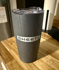 Sheetz Gray Wood Grain Tumblr