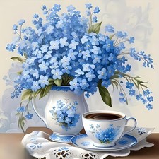 GXGLLPZBY Painting by Numbers for Adults,Flower Adult Paint by Number Kits on Ca