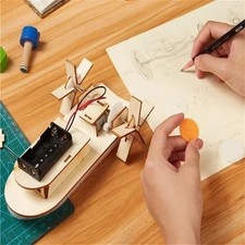 Handmade DIY Ship STEM Science Kit Assembly Educational Toy Kids Gift Set Fun