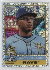 2025 Topps Heritage Chrome Silver Sparkle Refractor Richie Palacios #185 7ba