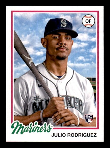2022 Topps Archives #115 Julio Rodriguez Mariners Rookie - Picture 1 of 2
