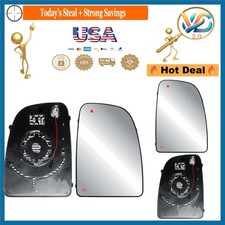 Passenger Right Side Mirror Glass BLIS Heated for Ram Promaster 1500-2026