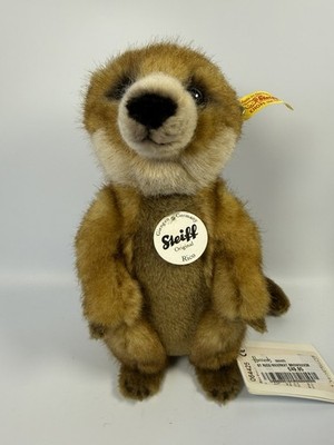 Steiff Rico Erdmännchen Harrods Etiketten noch angebracht 064425 Plüsch 