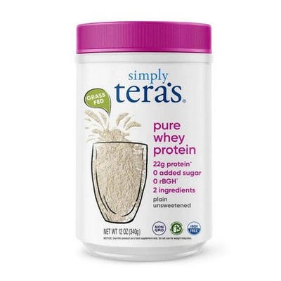 Whey Grass Fed Simply Pure Whey Protein Powder Unsweete