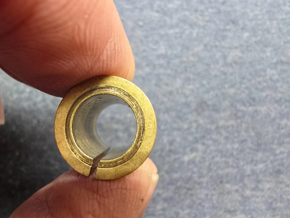 Super Tiger S3000 RC Airplane Engine Part - Brass Prop Shaft Collet and Washer - Image 4 of 4