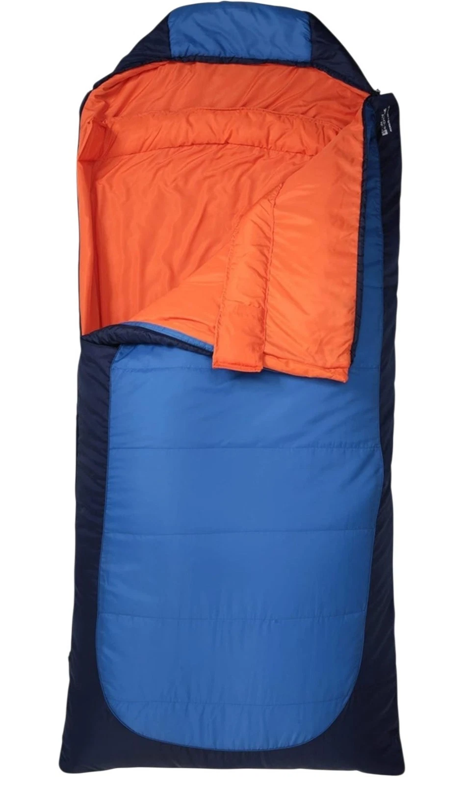 Mountain Warehouse Microlite 950 Square Sleeping Bag - XL Rip Stop Fabric Blue