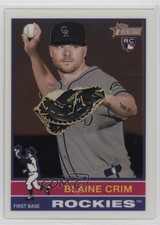 2025 Topps Heritage High Number Chrome Blaine Crim #662 0x1j