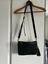 BIBA. Black Leather Handbag