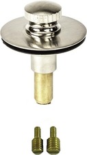 Universal Lift n Lock Push Pull Bath Tub/Bathtub Drain Stopper Includes 3/8"