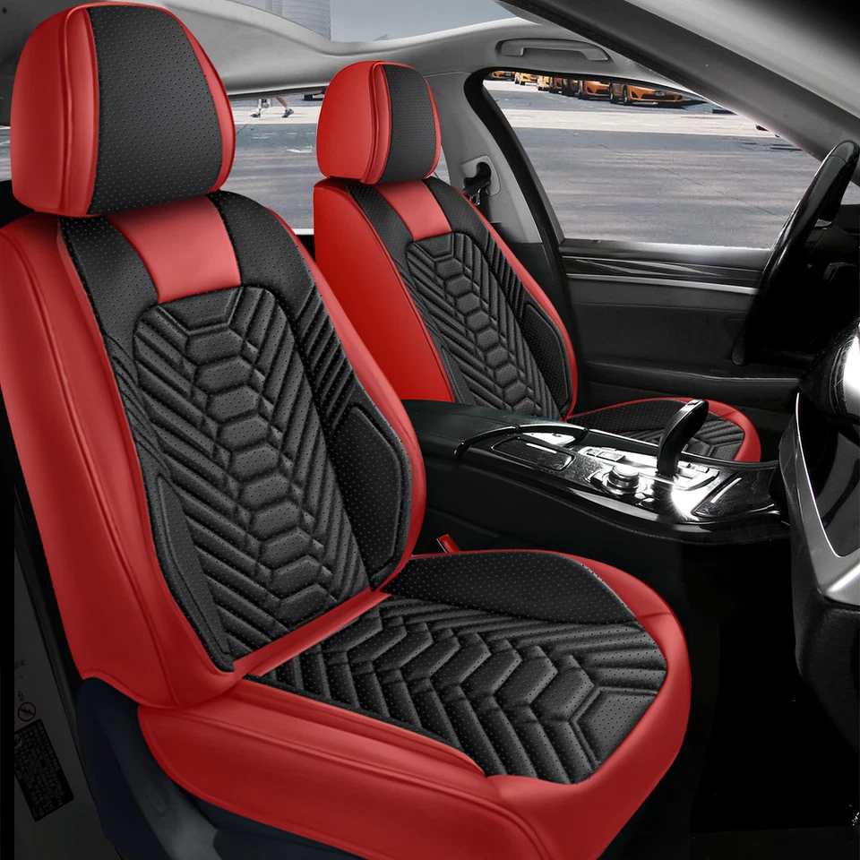 For Chevrolet Silverado GMC 1500 2500HD 3500HD Pickup Car Seat Cover Leather Set Foto 2 de 4