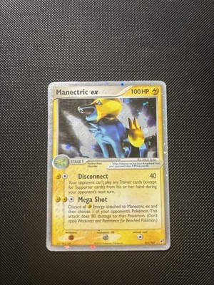 Manectric ex 101/107 Holo Ultra Rare-Pokemon TCG: EX Emerald Holo Card-MP/HP