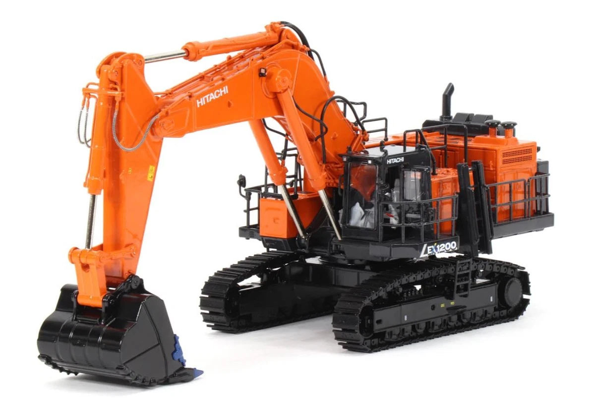 Orange 1:50 Excavator Contemporary Manufacture Diecast