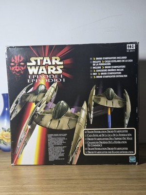 Hasbro Star Wars Trade Federation Episode 1- Set of 3 Droid Fighters- New in Box