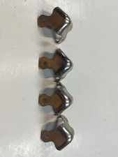 4 Steamer Trunk Corners Parts Steel Hardware
