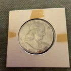 1963 Franklin Half Dollar 50C Silver Coin US Circulated 0.9 Fineness