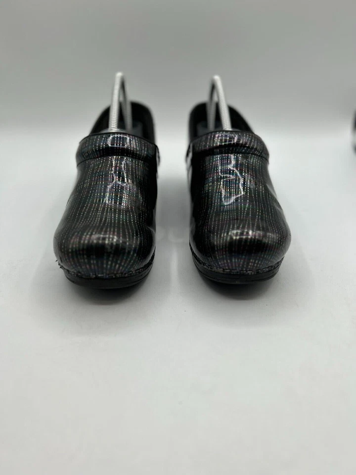 Dansko XP Nursing Clogs Women's Sz 8.5 Multicolor ShinyLeather Slip-On - Image 2 of 4