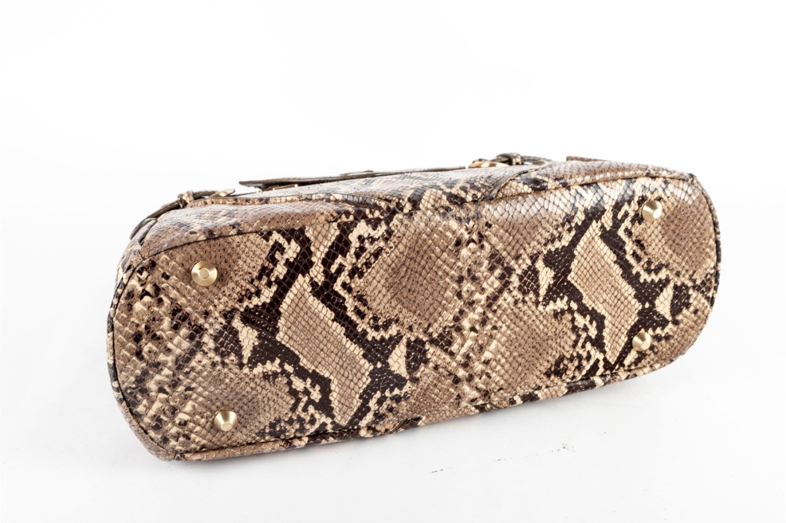 Via Spiga Python Snakeskin Handbag - image 6