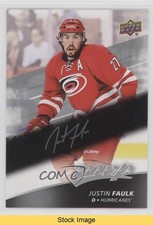 2017-18 Upper Deck MVP Silver Script Justin Faulk #165 READ 0qr0