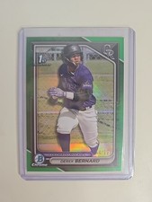 2024 Bowman Chrome - 1st Prospects Green Refractor DEREK BERNARD /99 #BCP-225