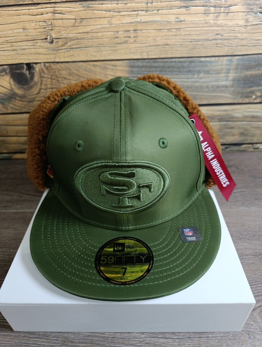 San Francisco 49ers New Era X Alpha Industries 59Fifty Dog Ears