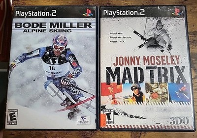 Bode Miller Alpine Skiiing & Jonny Moseley Mad Trix PS2