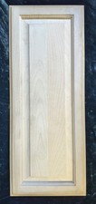 Unfinished Solid Maple Traditional Raised Panel Cabinet Door 11" x 27 1/2"