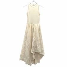 ALEXANDER McQUEEN Sleeveless Pleated Dress One Piece 823171 QLAED Used MESC-0