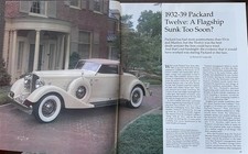 1932 - 1939 Packard Twelve 12 16 Pg Review