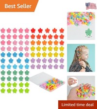 Mini Flower Hair Clip Flower Clips,Colorful Mini Hair Claw,for Women, Girls,B...