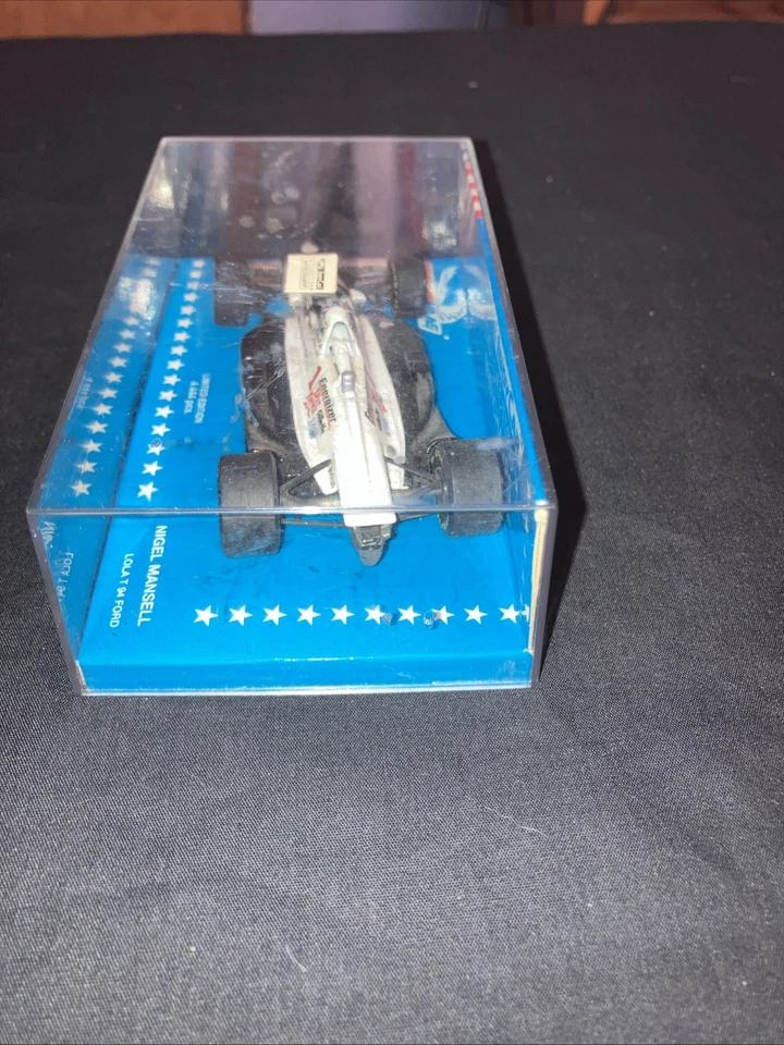 Minichamps IndyCar Lola T 94 Ford Diecast Racecar 1994 Nigel Mansell W/Case - Image 2 of 4