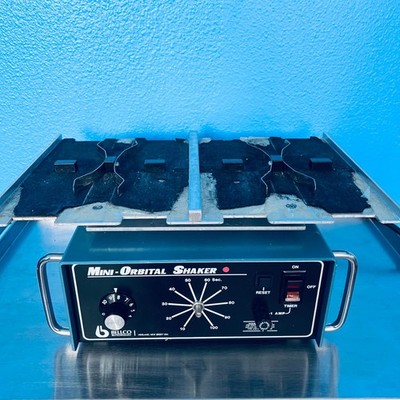 Bellco 744-08096 Glass Bench Top Mini-Orbital Shaker Variable Speed w/ Timer