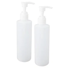 2pcs Massage Oil Warmer Replacement Bottle 250ml Refillable Shampoo