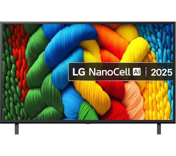 LG 43NANO80A6B 43-Inch 4K NanoCell Smart TV  HDR10 HLG & Alexa Built