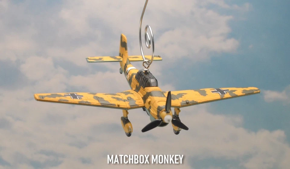 WWII Junker Ju 87-D Stuka Single Prop Christmas Ornament Airplane Plane Aircraft - Image 3 of 4