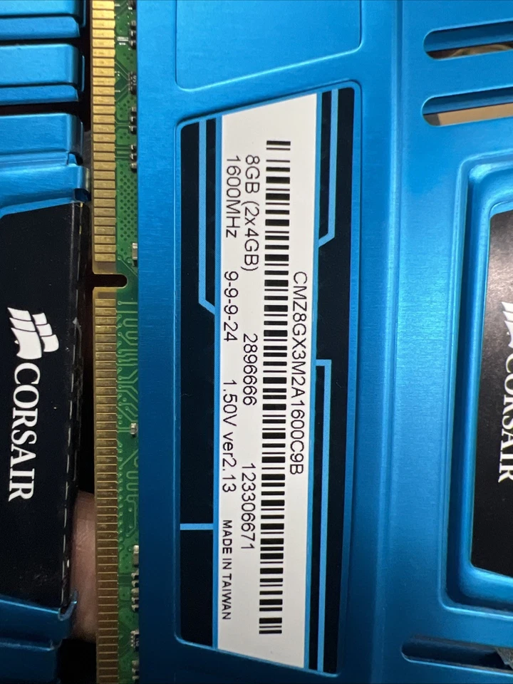 CMZ8GX3M2A1600C9B Corsair Vengeance 8GB Kit (2 X 4GB) PC3-12800 DDR3-1600MHz DIM - Image 4 of 4