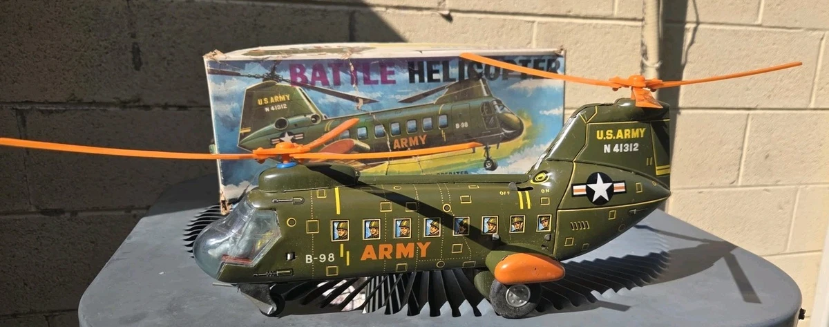 Tin Helicopter In Battery Operated Toys (Pre-1970) for sale | eBay
