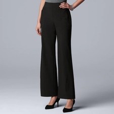 Simply Vera Wang Wide-Leg Utility Pants- XS Black-New with Tags