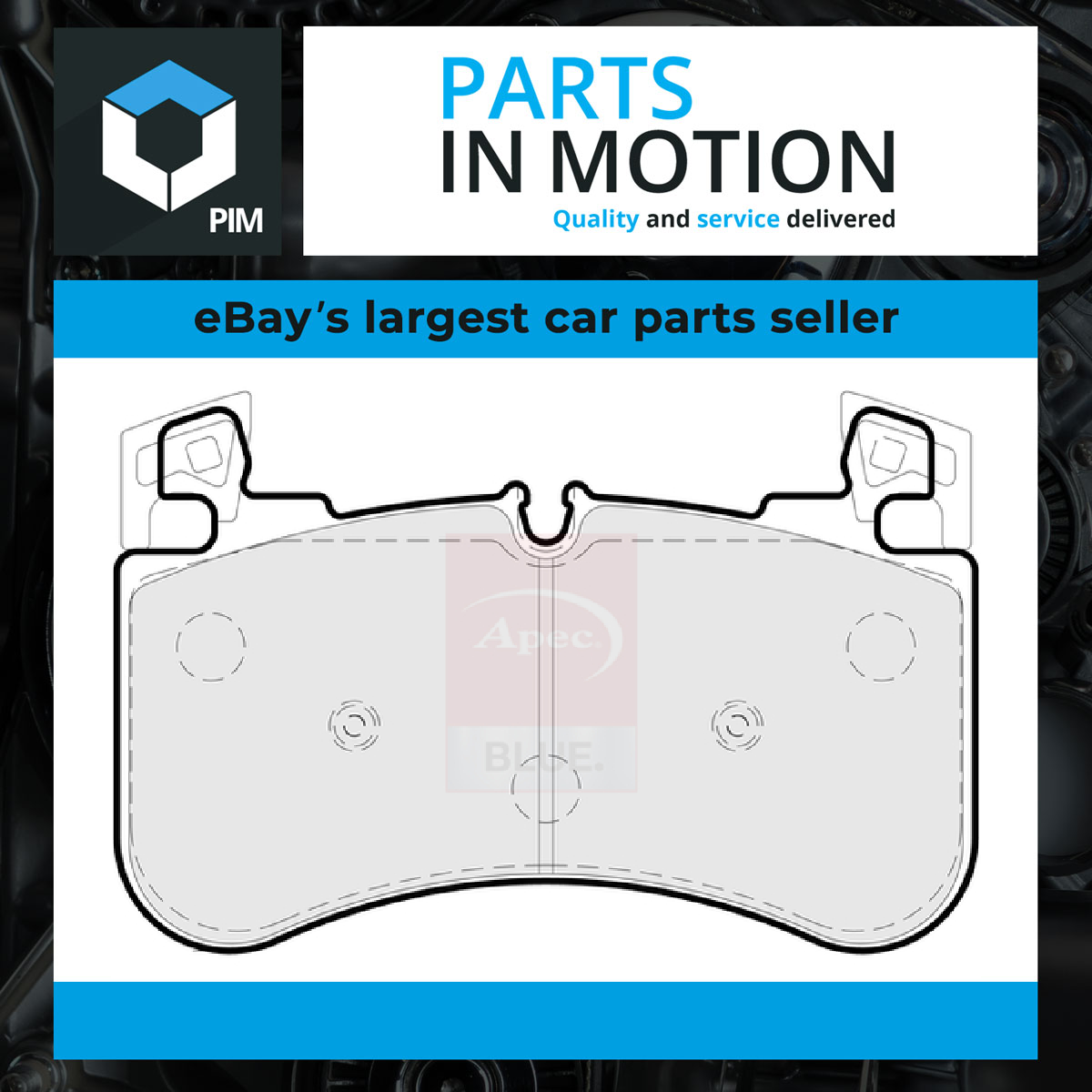Brake Pads Set fits RANGE ROVER SPORT L494 3.0D Front 2020 on LR110084 LR138646 - Image 6